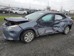 Salvage cars for sale from Copart Eugene, OR: 2016 Toyota Corolla L