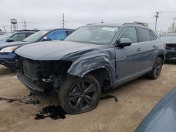 Salvage cars for sale at Chicago Heights, IL auction: 2022 Volkswagen Atlas Cross Sport SEL R-Line