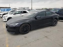 Salvage cars for sale at Grand Prairie, TX auction: 2023 Tesla Model S