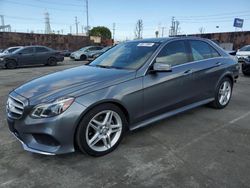 Salvage cars for sale at Wilmington, CA auction: 2016 Mercedes-Benz E 350 4matic