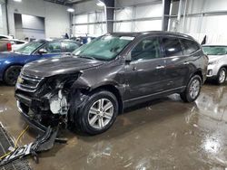 Salvage cars for sale at Ham Lake, MN auction: 2017 Chevrolet Traverse LT