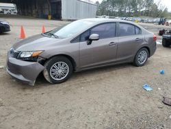 Salvage cars for sale from Copart Greenwell Springs, LA: 2012 Honda Civic LX