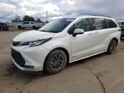 Salvage cars for sale at Nampa, ID auction: 2021 Toyota Sienna XLE