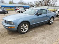 Salvage cars for sale at Wichita, KS auction: 2007 Ford Mustang
