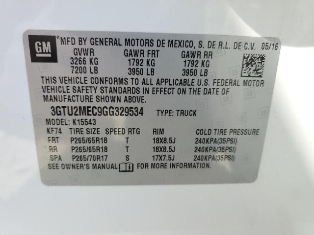 2016 GMC Sierra K1500 SLE