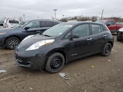 Salvage cars for sale from Copart Indianapolis, IN: 2016 Nissan Leaf S