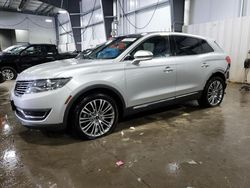 Salvage cars for sale at Ham Lake, MN auction: 2016 Lincoln MKX Reserve