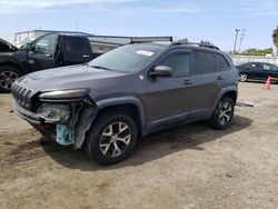 Jeep salvage cars for sale: 2014 Jeep Cherokee Trailhawk