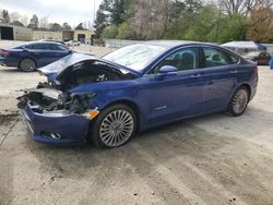 Salvage cars for sale at Knightdale, NC auction: 2013 Ford Fusion Titanium HEV