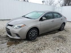 Salvage cars for sale from Copart Baltimore, MD: 2016 Toyota Corolla L