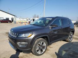 Vehiculos salvage en venta de Copart Pekin, IL: 2021 Jeep Compass Limited