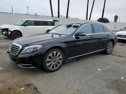 Salvage cars for sale from Copart Van Nuys, CA: 2017 Mercedes-Benz S 550