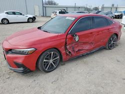 Salvage cars for sale from Copart Temple, TX: 2022 Honda Civic Touring