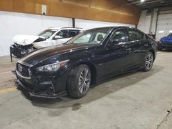Buy Salvage Cars For Sale now at auction: 2020 Infiniti Q50 Pure