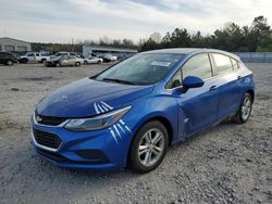 Salvage cars for sale at Memphis, TN auction: 2018 Chevrolet Cruze LT