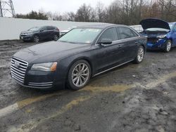 Salvage cars for sale at Windsor, NJ auction: 2013 Audi A8 L Quattro