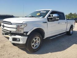 Salvage cars for sale at Houston, TX auction: 2018 Ford F150 Supercrew