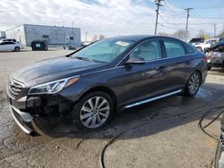 Salvage cars for sale from Copart Chicago Heights, IL: 2017 Hyundai Sonata Sport