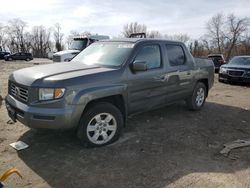 Salvage cars for sale from Copart Baltimore, MD: 2007 Honda Ridgeline RTL