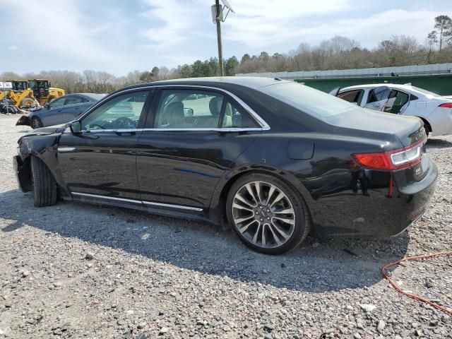 2017 Lincoln Continental Select