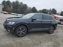 Salvage cars for sale at Mendon, MA auction: 2018 Volkswagen Tiguan SE