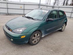 Ford Focus salvage cars for sale: 2001 Ford Focus ZX3