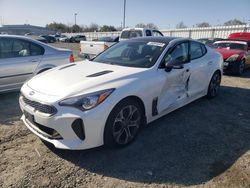 Salvage cars for sale from Copart Sacramento, CA: 2021 KIA Stinger
