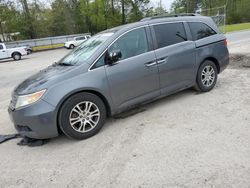 Salvage cars for sale at Greenwell Springs, LA auction: 2012 Honda Odyssey EXL