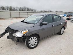 Salvage cars for sale from Copart New Braunfels, TX: 2019 Nissan Versa S