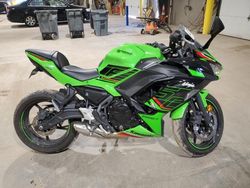 Salvage cars for sale from Copart West Mifflin, PA: 2023 Kawasaki EX650 P