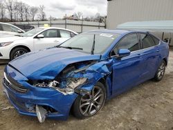 Salvage cars for sale at Spartanburg, SC auction: 2017 Ford Fusion SE