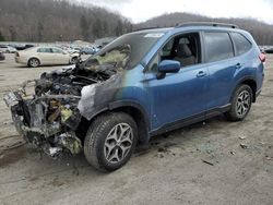 Salvage cars for sale at Ellwood City, PA auction: 2021 Subaru Forester Premium