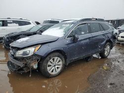 Salvage Cars with No Bids Yet For Sale at auction: 2015 Subaru Outback 2.5I Premium