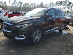 Salvage cars for sale from Copart Harleyville, SC: 2020 Infiniti QX60 Luxe