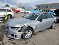 Salvage cars for sale from Copart Littleton, CO: 2017 Audi A4 Premium