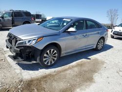 Salvage cars for sale at Kansas City, KS auction: 2017 Hyundai Sonata Sport