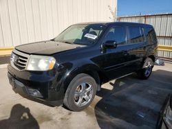 Salvage cars for sale at Haslet, TX auction: 2013 Honda Pilot EX