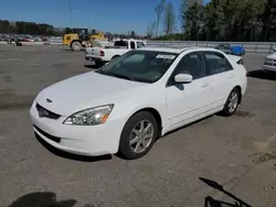 Salvage cars for sale at Dunn, NC auction: 2004 Honda Accord EX