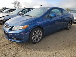 Salvage cars for sale at San Martin, CA auction: 2012 Honda Civic SI