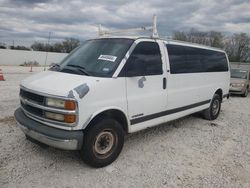 Salvage trucks for sale at New Braunfels, TX auction: 1999 Chevrolet Express G3500