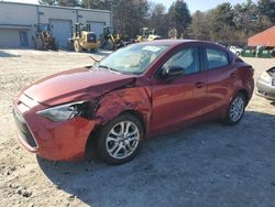 Salvage cars for sale from Copart Mendon, MA: 2018 Toyota Yaris IA