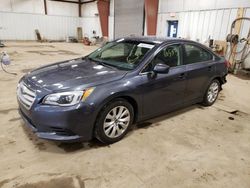 Salvage cars for sale from Copart Lansing, MI: 2017 Subaru Legacy 2.5I Premium