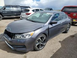 Salvage cars for sale from Copart Tucson, AZ: 2017 Honda Accord LX