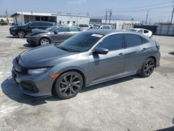 Salvage cars for sale at Sun Valley, CA auction: 2019 Honda Civic Sport Touring