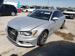 Salvage cars for sale at Grand Prairie, TX auction: 2013 Audi A6 Prestige