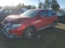 Salvage cars for sale from Copart Denver, CO: 2018 Mitsubishi Outlander SE