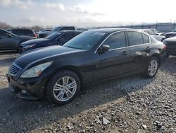 Salvage cars for sale from Copart Cahokia Heights, IL: 2011 Infiniti G25