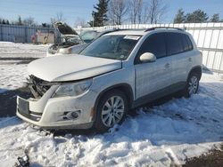 Salvage cars for sale at Bowmanville, ON auction: 2010 Volkswagen Tiguan SE