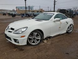 Mercedes-Benz SLK 300 salvage cars for sale: 2011 Mercedes-Benz SLK 300