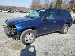 Chevrolet Trailblazer salvage cars for sale: 2003 Chevrolet Trailblazer